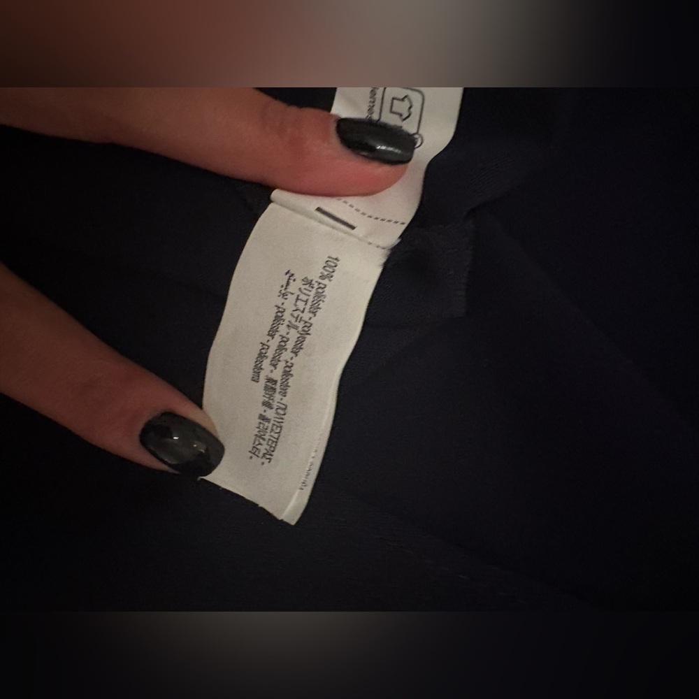 Zara Navy Zippered Shirt Midi Dress Size Small - Picture 15 of 15